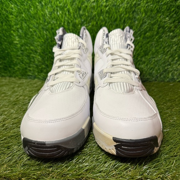 Nike Air Trainer SC High QS Metallic Silver White Super Bowl Trophy - Picture 5 of 10